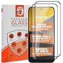 STP FEEL® Premium HD+ Tempered Glass Screen Protector Guard Compatible For Poco X8 5G (6.83 Inch, Pack of 2) | Edge to Edge Coverage With Easy to installation kit for Smartphone
