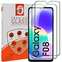 STP FEEL® Premium HD+ Tempered Glass Screen Protector Guard Compatible For Samsung Galaxy F08 (6.7 Inch, Pack of 2) | Edge to Edge Coverage With Easy to installation kit for Smartphone