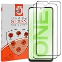 STP FEEL® Premium HD+ Tempered Glass Screen Protector Guard Compatible For Mivi One 5G (6.745 Inch, Pack of 2) | Edge to Edge Coverage With Easy to installation kit for Smartphone