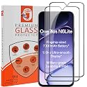 STP FEEL® Premium HD+ Tempered Glass Screen Protector Guard Compatible For Oneplus N6 Lite 4G (6.75 Inch, Pack of 2) | Edge to Edge Coverage With Easy to installation kit for Smartphone