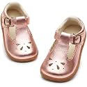 STQ KIDS Girls Wide Toe Box Mary Jane Dress Shoes