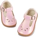STQ KIDS Girls Wide Toe Box Mary Jane Dress Shoes