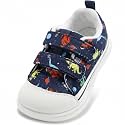 STQ KIDS Toddler Boys &amp; Girls Barefoot Shoes Wide Toe Box Canvas Sneakers