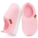STQ KIDS Toddler Slippers Boys Girls Slip on Winter House Shoes