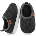 STQ KIDS Toddler Slippers Boys Girls Slip on Winter House Shoes