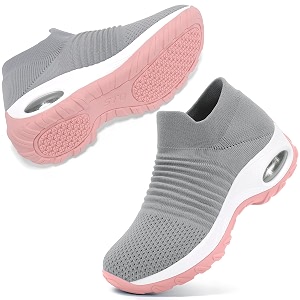 STQ Walking Shoes for Women Slip on