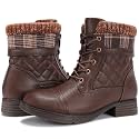 STQ Womens Combat Boots Lace Up Ankle