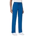 MIVEI Straight Leg Scrub Pants for Women with 8 Pockets High Rise Modern Classic Fit Cargo Scrub Bottom Flare Drawstring