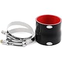 Straight Reducer Coupler Silicone Hose ID 3-1/2 to 3-3/4-inch
