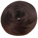Strands Messy Bun Hair Extension for Women & Girls | 100% Human Hair Juda Bun Scrunchie | Hair Accessories for Women | Casual, Party & Wedding Hair Bun | Brown