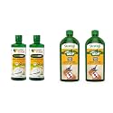 Natural Dishwash Liquid Gel & Herbal Just Mop Herbal Floor Cleaner Liquid –500ml(Pack of 2)| Natural Disinfectant & Insect Repellent| Skin Safe,Baby Safe & Pet-Friendly | 100% Herbal Actives