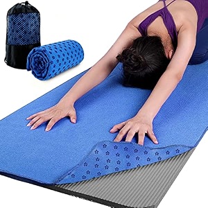 strauss anti-slip yoga towel