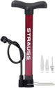 Strauss Hand Air Pump, Double Action Bicycle, Ball, Balloon Pump (Red)