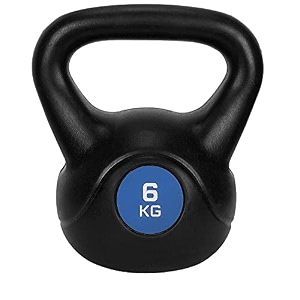 strauss kettlebell black 6 kg