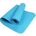 Strauss PE Eco-Friendly Yoga Mat, 6 mm (Blue)