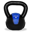 Strauss PVC Kettlebell Weights, 3Kg, (Blue)