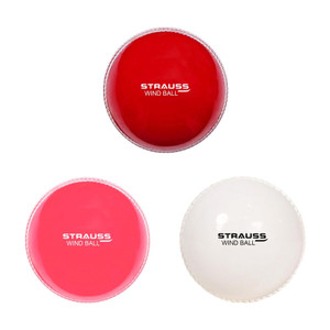strauss wind ball  premium cricket pvc balls  light weight  soft  matchpractice cricket synthetic ball