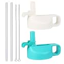 Straw Lid for Hydroflask Wide Mouth, Straw Lid Fits Hydro Flask 20 32 40 oz Wide Mouth, Lids for Hydroflask Water Bottle Straw Lid Top Straw Cap Hydroflask Wide Mouth Lid-Dust Cover Design