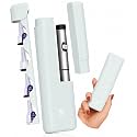 STRAWBERRY &amp; CO Insulin Cooler Travel Case - Built-in Sharps Dispenser &amp; Temperature-Control Organizer- TSA Approved Diabetic Pen Storage for Ozempic, Insulin Pens &amp; Needles - Compact &amp; Leak-Proof