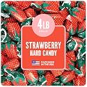 Strawberry Hard Candy Individually Wrapped by Cambie - 4 lbs of Hard Candy
