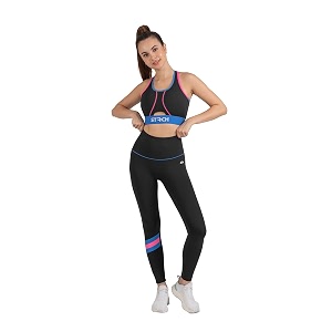 STRCH Nylon High Waist No-Roll Leggings for
