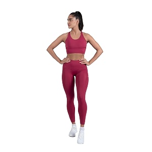STRCH Nylon High Waist No-Roll Leggings for