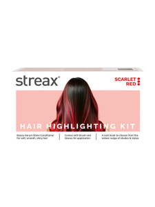 streax hair colour highlight kit  hair colour for women diy application 220g  scarlet red