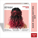 Streax Highlight Kit, Hair Colour for Women - 180g, DIY Application, Crimson Red