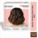 Streax Highlight Kit,Hair Colour for Women - 180g, DIY Application , Cappuccino Brown
