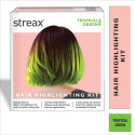 Streax Highlight Kit, Hair Colour for Women - 180g, DIY Application, Tropical Green