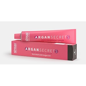 streax professional argan secret hair colourant cream - brown 4 60 g