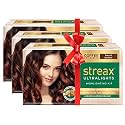 Streax Ultralights Hair Highlighting Kit, Coffee Collection, 60g (Pack of 3) - Cappuccino Brown (Hazel Brown)