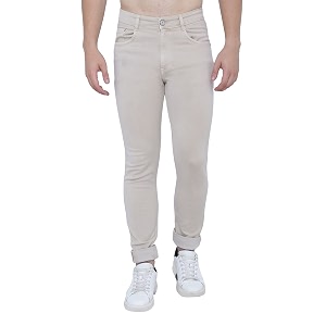 Strechable Denim Regular Fit Mid Waist Light