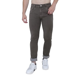 Strechable Denim Regular Fit Mid Waist Light