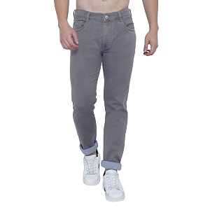 Strechable Denim Regular Fit Mid Waist Light