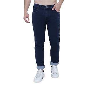 Strechable Denim Regular Fit Mid Waist Light