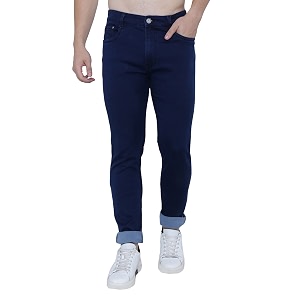 Strechable Denim Regular Fit Mid Waist Light