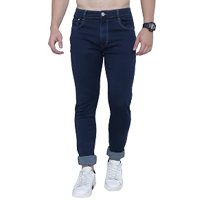 Strechable Denim Regular Fit Mid Waist Light