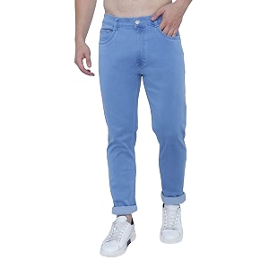 Strechable Denim Regular Fit Mid Waist Light