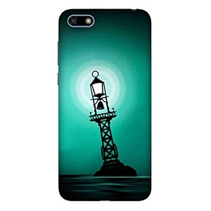 street light silhouette icon hard printed designer case for honor 7s back cover mrr1491