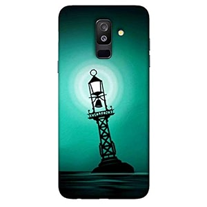 street light silhouette icon hard printed designer case for samsung galaxy a6 plus 2018 back cover mrr1491
