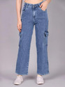 Street Mall Straight Fit Women Light Blue