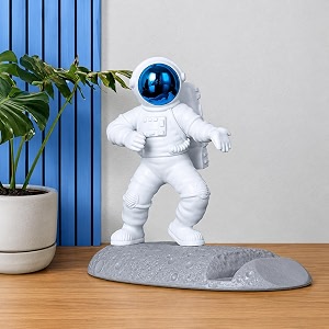 street27 astronaut figurine showpiece for home dcor idols for office desk table creative phone stand holder desk accessories tabletop statue for gift gifting items birthday decoration blue a