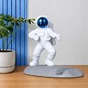 Street27® Astronaut Figurine Showpiece for Home Décor Idols for Office Desk Table, Creative Phone Stand Holder Desk Accessories Tabletop Statue for Gift Gifting Items Birthday Decoration (Blue A)