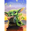 Street27® DIY 5D Diamond Painting by Number Kits for Adults &amp; Kids Full Drill Round Diamond Crystal Gem Art, Cross Stitch Crystal Rhinestone Embroidery Home Wall Decor Gift(12x16inch) (Color 1)
