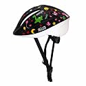 STREETJAM Kids Cycle Helmet, Zebra Hearts Open Face Sports Helmet, Hard Outer Shell, EPS Inner case, Adjustable Strap with Adjuster Dial, Skating, Sports (Small (5-8 Years, Bleach Blue)