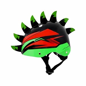 streetjam kids cycle helmet finhawk open face sports helmet hard pp outer shell eps inner comfort linner case adjustable strap amp dial multi air vents unisex helmet5-8 years black red green