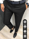 STREETVIBES Regular Fit Men Black Trousers