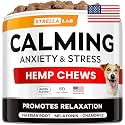 STRELLALAB Hemp Calming Chews for Dogs - Stress, Anxiety Relief Treats