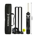 STRENIX 8 No Cricket Set Fiber Chase Master | Bat+Stumps+Ball+Bag+Gloves Cricket Kit